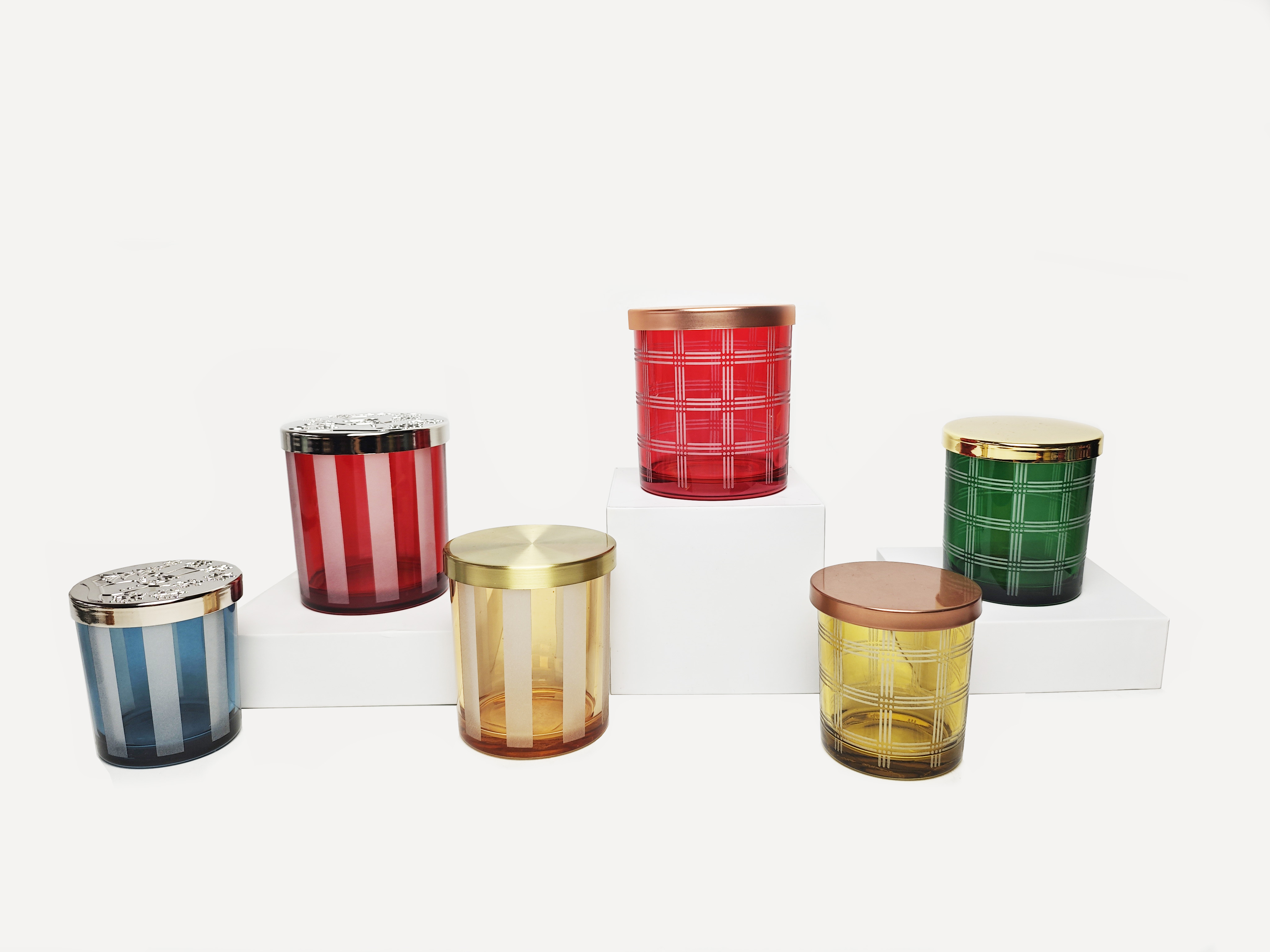  Handmade Glass Candle Holder